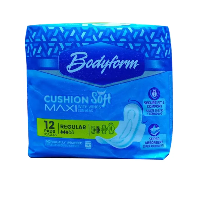 Bodyform Sanitary Napkins Regular Maxi with Wings - Bright Eazy