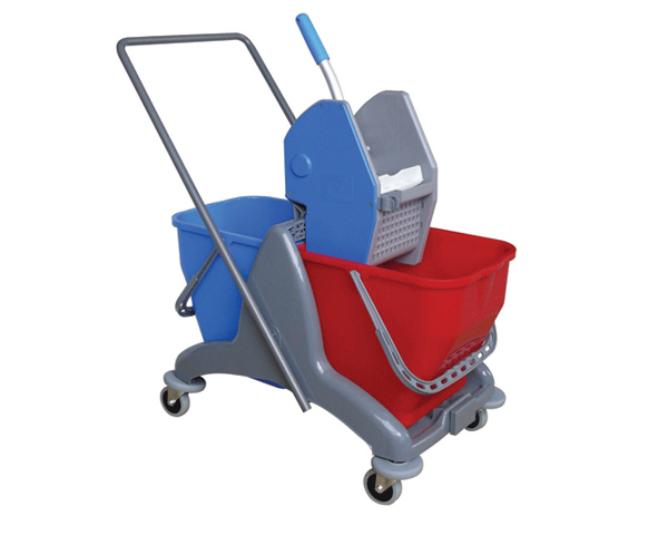 Double Bucket Trolley with plastic frame IT_CTA200