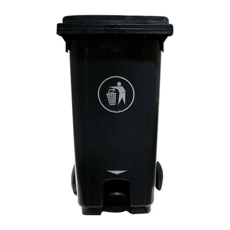 120l garbage bin with pedal
