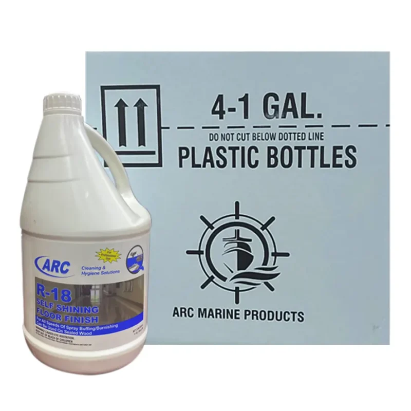 R-18 Self Shining Floor Finish (Floor Polish) ARC 1us Gal - Bright Eazy