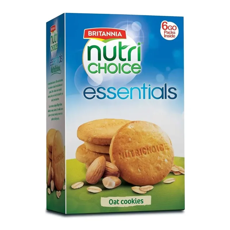 Britannia Nutri Choice Oats Cookies - Bright Eazy