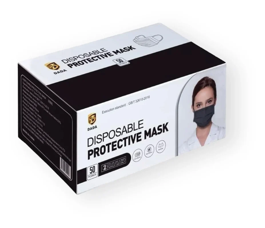 Dada Face Mask Black White - Bright Eazy