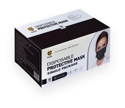 Dada Face Mask Black & White Single - Bright Eazy