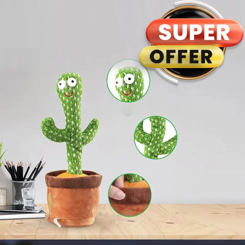 Dancing Cactus Talking Toy - Bright Eazy
