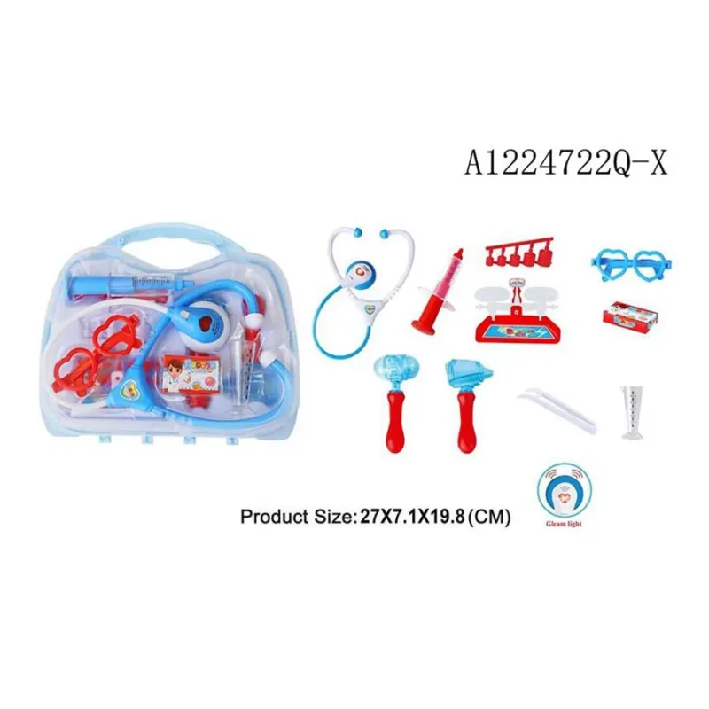 Little Doctor Suitcase with Gleam Light Blue - Bright Eazy