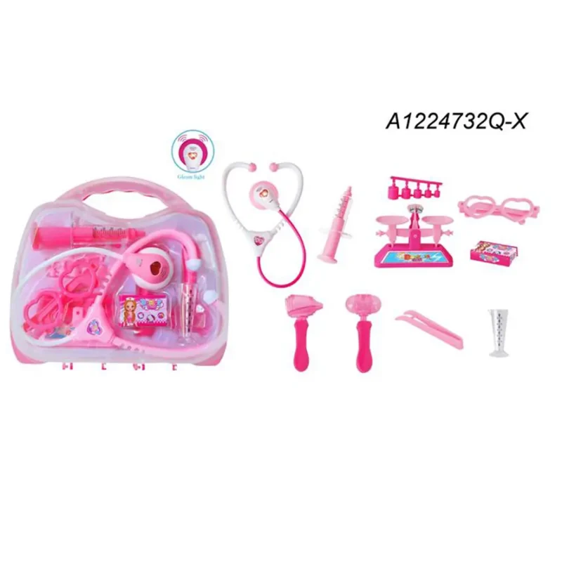 Little Doctor Suitcase with Gleam Light Pink - Bright Eazy