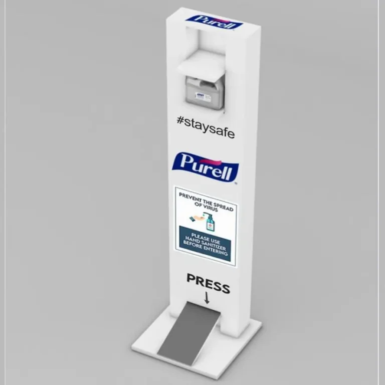 PURELL Hand sanitizer foot operated stand - Bright Eazy