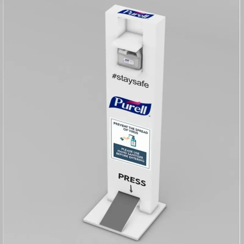 PURELL Hand sanitizer foot operated stand - Bright Eazy