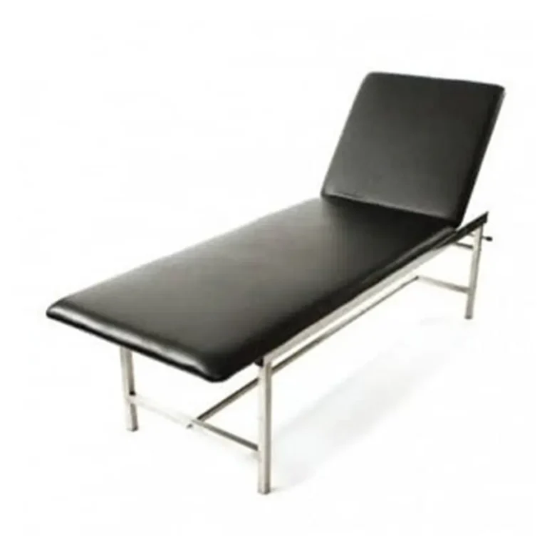 Powder-coated Steel Examination Couch with paper roll holde - Bright Eazy