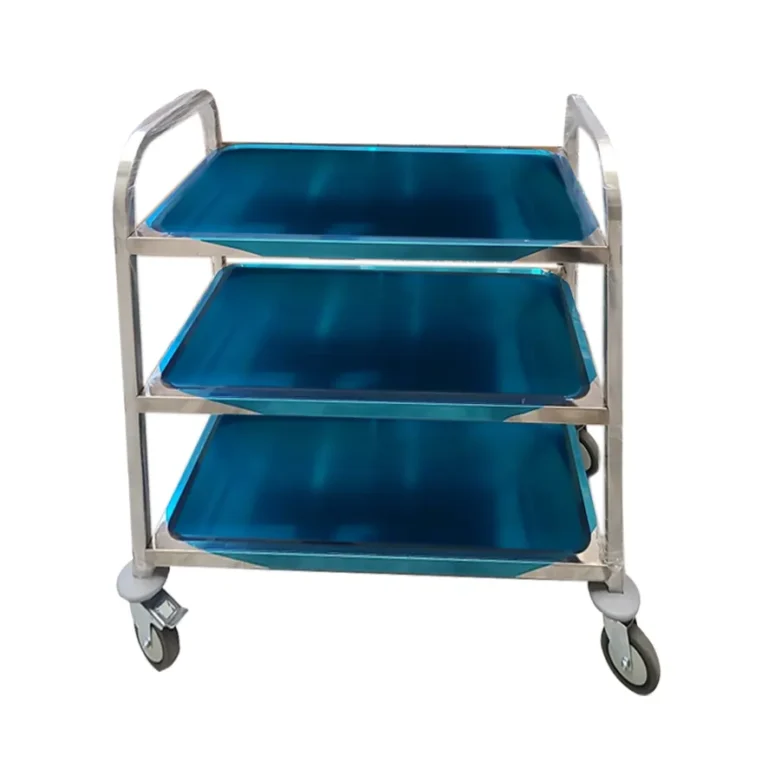 Stainless Steel Service Trolley - Bright Eazy