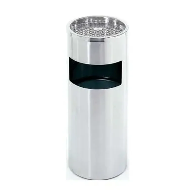 Stainless Steel Ashtray Bin Dia - Bright Eazy